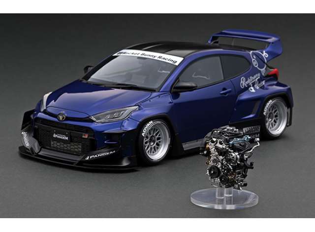 1/18 Pandem GR Toyota Yaris (4BA), blue 1:18