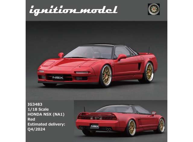 1/18 Honda NSX (NA1), red 1:18