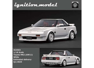 1/18 Toyota MR2 (AW11), white 1:18