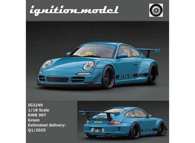 1/18 RWB 997, blue-green 1:18