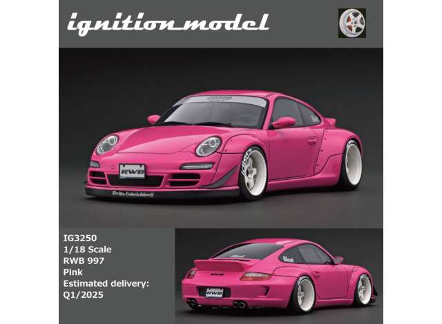 1/18 RWB 997, pink 1:18