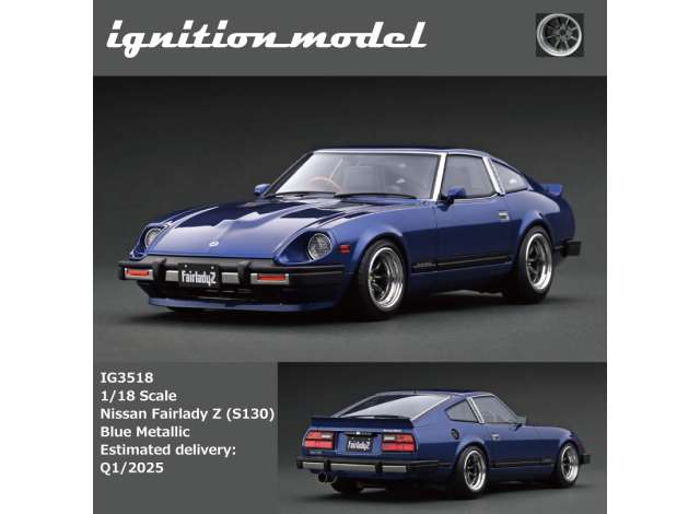 1/18 Nissan Fairlady Z (S130), blue metallic 1:18
