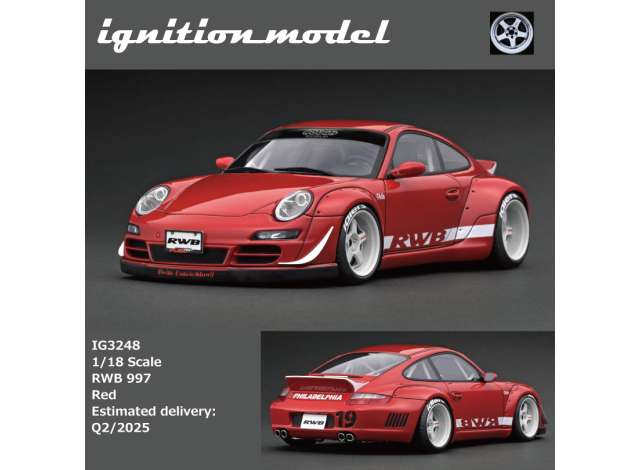 1/18 RWB 997, red 1:18