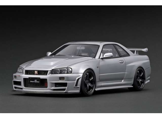 1/18 Nismo R34 GT-R Z-tune Prototype, silver 1:18