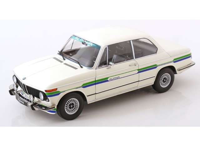1/12 1974 BMW 2002 Alpina 2. Series, white 1:12