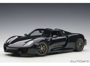 1/12 2013 Porsche 918 Spyder , black metallic 1:12