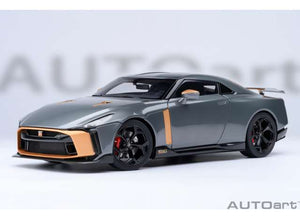 1/18 Nissan Skyline GT-R (R50) by Italdesign, silver/gold 1:18