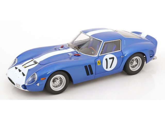 1/12 1962 Ferrari 250 GTO #17 24h Le Mans , blue/white 1:12