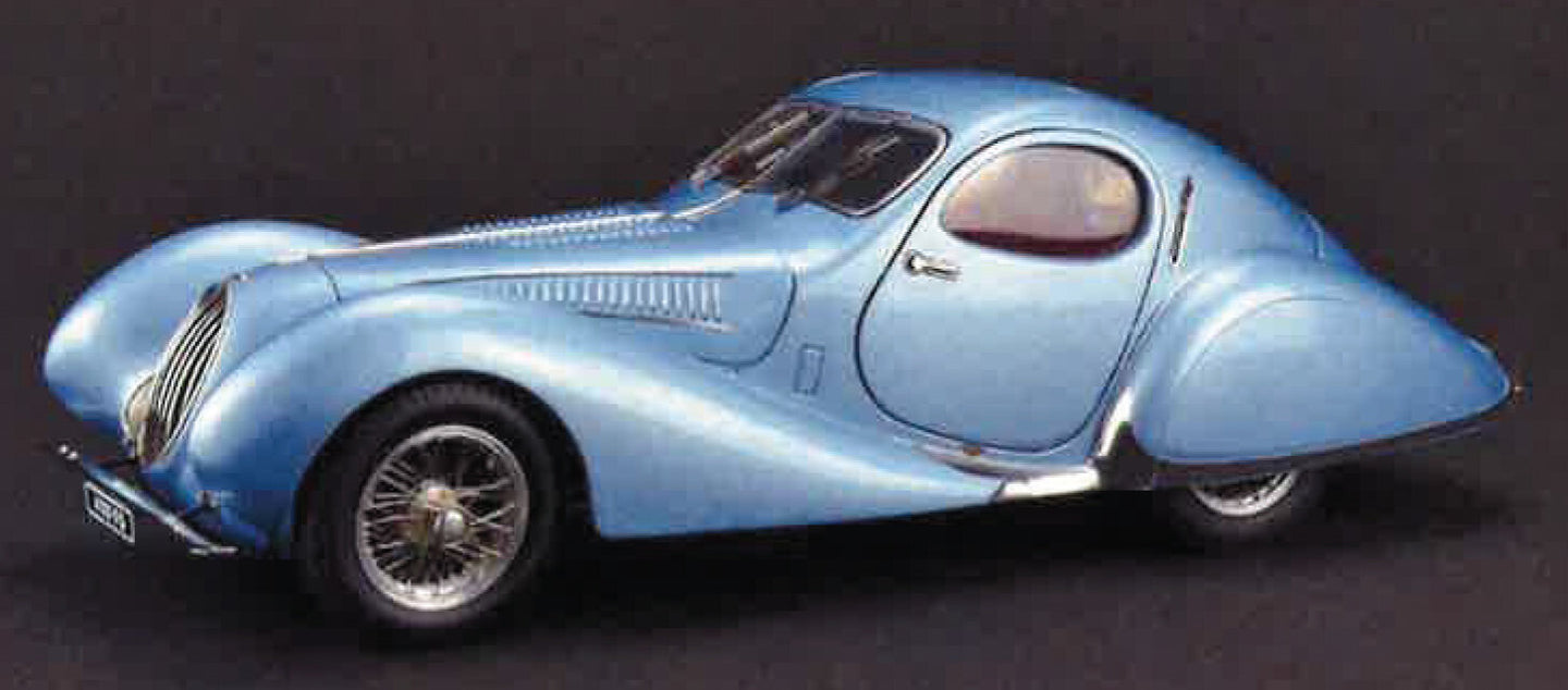 TALBOT LAGO COUPE TYPE 150 C-SS FIGONI/FALASCHI 1937 Lim. Ed blå metallic 1:18
