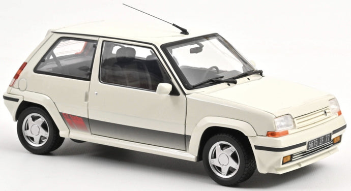 RENAULT R5 SUPERCINQUE GT TURBO PHASE II 1989 PANDA WHITE 1:18