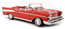 Indlæs billede til gallerivisning CHEVROLET BEL AIR CABRIOLET 1957 rød 1:18