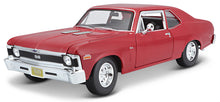 Indlæs billede til gallerivisning CHEVROLET NOVA SS COUPE 2-DOOR 1970 RED 1:18