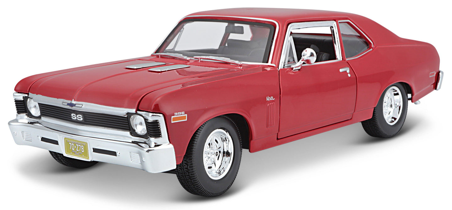 CHEVROLET NOVA SS COUPE 2-DOOR 1970 RED 1:18