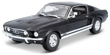 Indlæs billede til gallerivisning FORD USA MUSTANG GTA COUPE FASTBACK 1967 BLACK 1:18