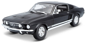 FORD USA MUSTANG GTA COUPE FASTBACK 1967 BLACK 1:18
