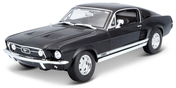 FORD USA MUSTANG GTA COUPE FASTBACK 1967 BLACK 1:18