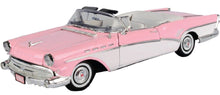 Indlæs billede til gallerivisning BUICK ROAD MASTER 1957 lyserød/hvid 1:18
