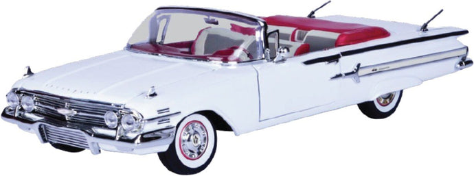CHEVROLET IMPALA CABRIOLET 1960 hvid 1:18