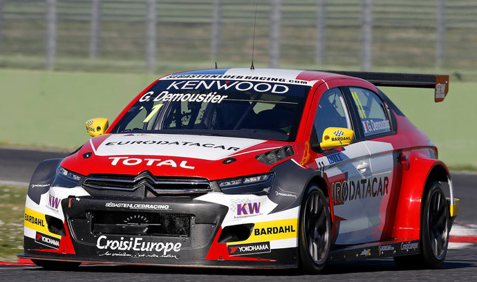 CITROEN C-ELYSEE WTCC #11 GREGOIRE DEMOUSTIER QATAR 2016 rød/hvid/sort 1:43