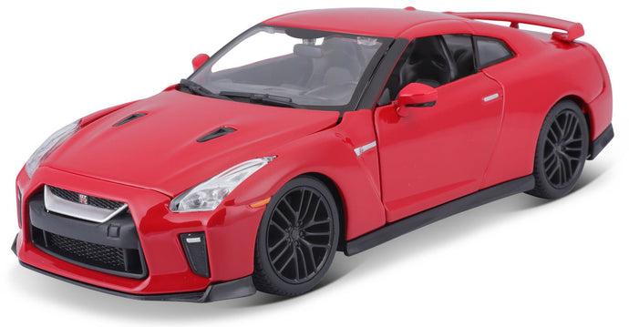 NISSAN GT-R (R35) COUPE 2017 RED 1:24 fra Burago