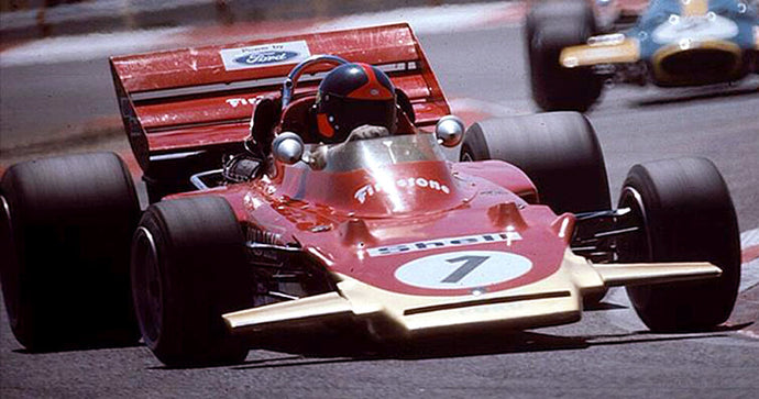 LOTUS F1 72D TEAM LOTUS N 1 FRENCH GP 1971 E.FITTIPALDI RED GOLD 1:43