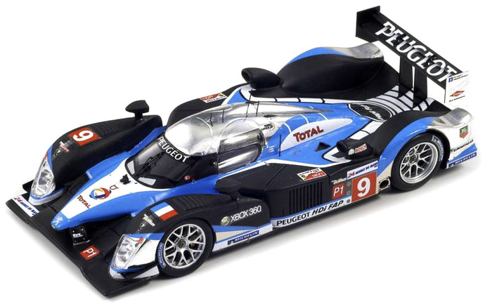 PEUGEOT 908 HDi #9 BRABHAM/GENE/WURZ WINNER 24H LE MANS 2009 mørk blå/lys blå 1:43