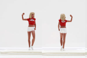 GRID GIRLS - 2000s rød/hvid 1:43