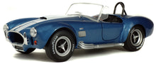 Indlæs billede til gallerivisning AC COBRA 427 MKII 1965 METALLIC BLUE W/WHITE STRIPES 1:18