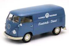 Vw T1 VAN ERSATZTEILE DIENST 1963 blå/hvid 1:18
