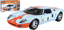 Indlæs billede til gallerivisning Ford GT #6 CONCEPT GULF LIVERY lys blå/orange 1:12