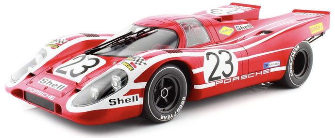 PORSCHE 917K 4.9L TEAM SALZBURG N 23 WINNER 24h LE MANS 1970 HANS HERRMANN - RICHARD ATTWOOD RED WHITE 1:12