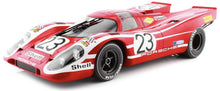 Indlæs billede til gallerivisning PORSCHE 917K 4.9L TEAM SALZBURG N 23 WINNER 24h LE MANS 1970 HANS HERRMANN - RICHARD ATTWOOD RED WHITE 1:12