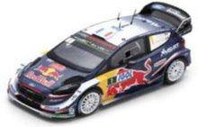 Indlæs billede til gallerivisning Ford FIESTA WRC M-SPORT FORD WRT #1 OGIER/INGRASSIA WINNER TOUR DE CORSE 2018 blå/rød/gul 1:43