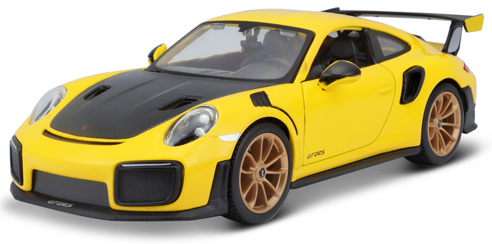 Porsche 911 GT2 RS Special Edition gul/sort 1:24 fra Maisto