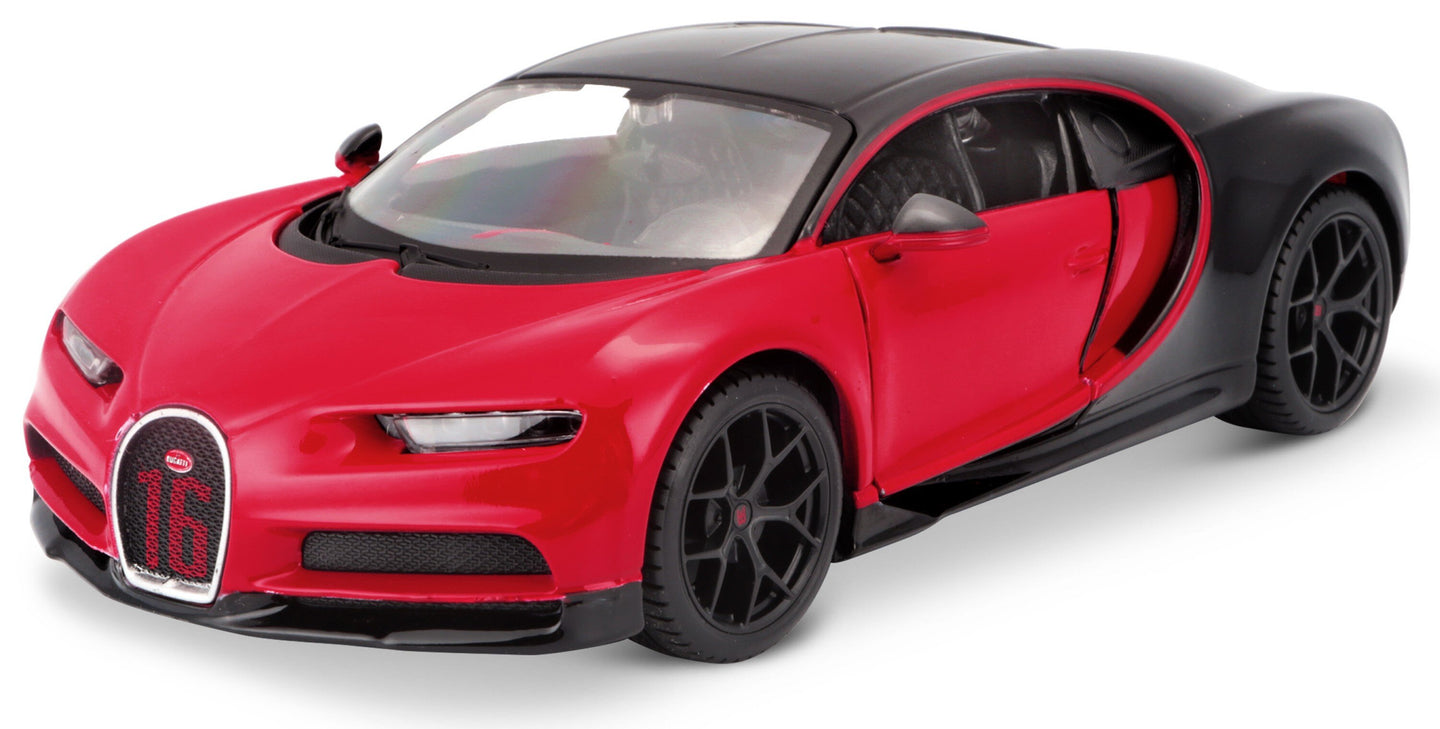 Bugatti CHIRON SPORT #16 Special Edition rød/sort 1:24 fra Maisto
