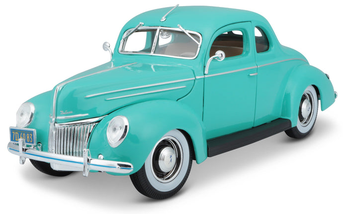 FORD USA DELUXE 2-DOOR 1939 TORQUOISE 1:18