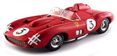 FERRARI 335S SPIDER ch.0674 N 3 SWEDEN GP 1957 HAWTHORN - MUSSO RED 1:43