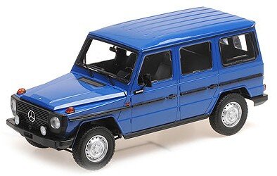 Mercedes Benz G-MODEL LONG (W460) 1980 mørk blå 1:18