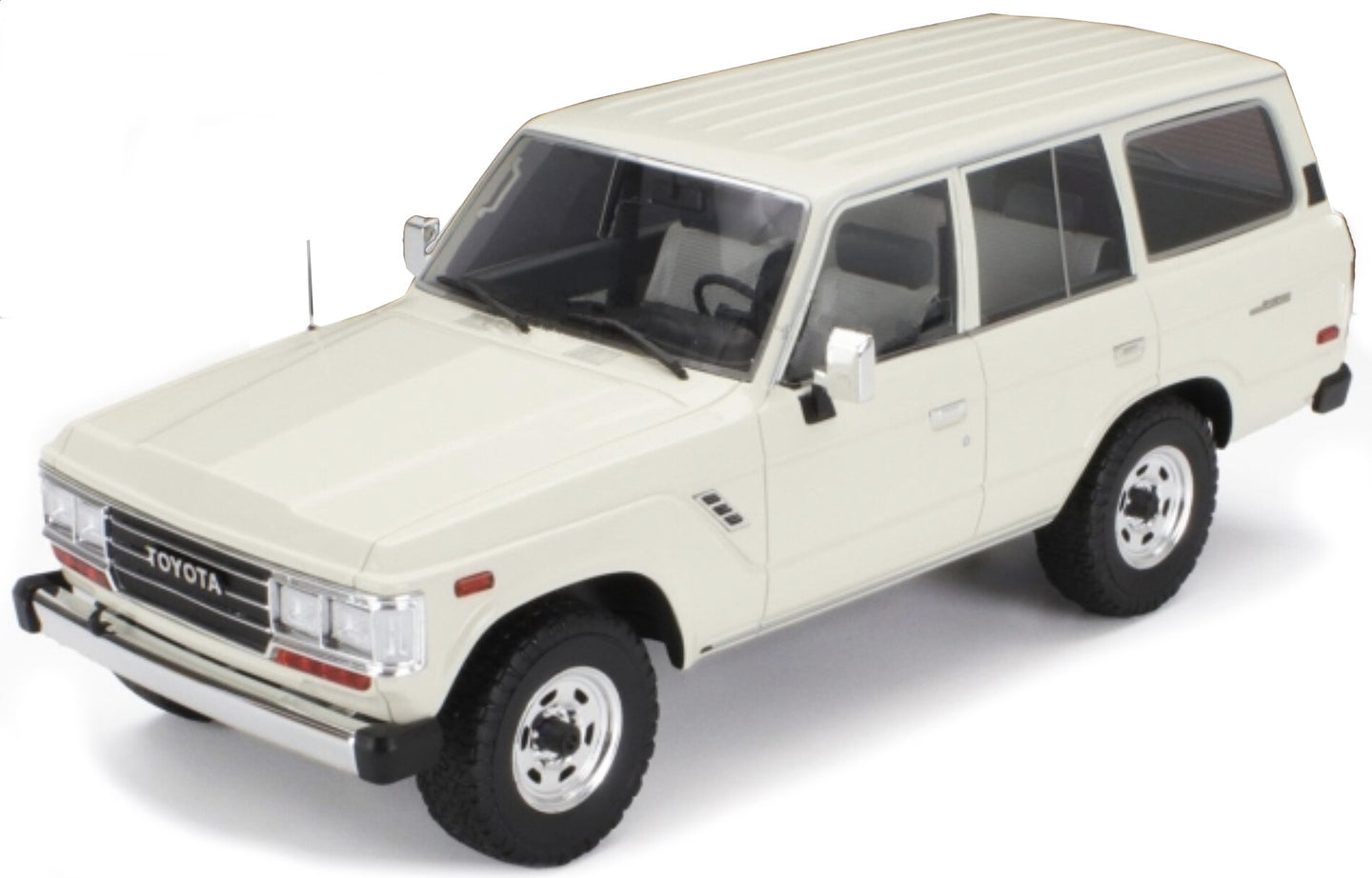 Toyota LAND CRUISER J60 1987 hvid 1:18