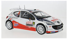 Indlæs billede til gallerivisning Peugeot 207 S2000 #4 DONCHEV/VALCHEV RALLY ANTIBES 2008 hvid/rød 1:18