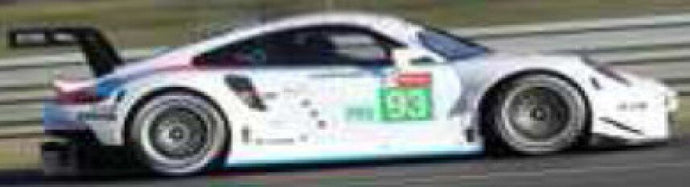 Porsche 911 RSR #93 PILET/BAMBER/TANDY 3rd LMGTE PRO CLASS 24H LE MANS 2019 hvid/rød/blå 1:18