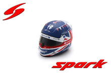 Indlæs billede til gallerivisning STILO HELMET F1 CASCO HELMET ALFA ROMEO C43 TEAM STAKE N 77 BRITISH GP 2023 VALTTERI BOTTAS BLUE RED WHITE 1:5