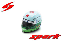 Indlæs billede til gallerivisning BELL HELMET F1 CASCO HELMET ALFA ROMEO C43 TEAM STAKE N 24 CANADA GP 2023 GUANYU ZHOU WHITE GREEN 1:5