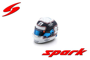 BELL HELMET CASCO HELMET F1 ALEXANDER ALBON TEAM WILLIAM RACING N 23 MONACO GP 2024 BLUE WHITE 1:5
