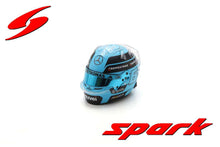 Indlæs billede til gallerivisning BELL HELMET CASCO HELMET F1 GEORGE RUSSELL F1 TEAM MERCEDES AMG N 63 SEASON 2025 LIGHT BLUE 1:5