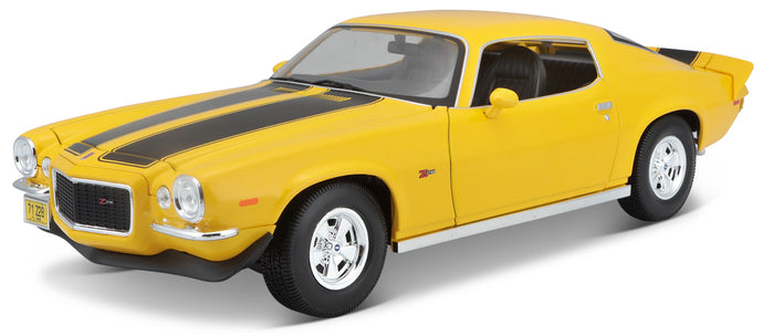 Chevrolet CAMARO Z/28 1971 gul/sort 1:18