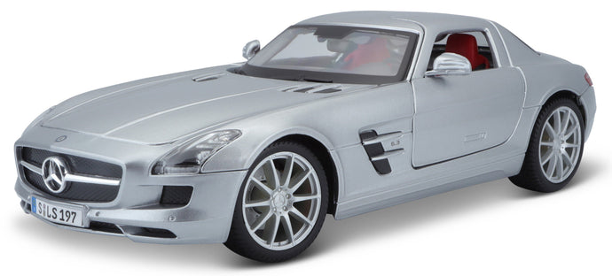 MERCEDES BENZ SLS COUPE 6.3 AMG (C197) 2012 SILVER 1:18