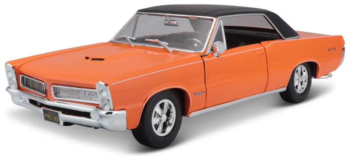 PONTIAC GTO COUPE 2-DOOR 1965 - HURST EDITION ORANGE BLACK 1:18