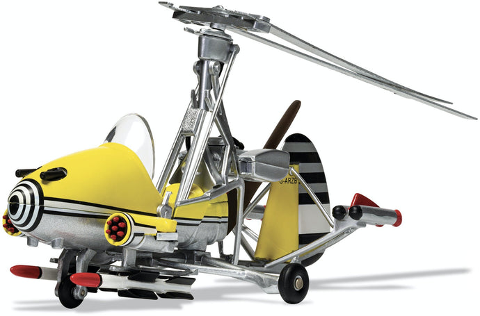 GYROCOPTER LITTLE NELLIE 1967 - JAMES BOND 007 - HELICOPTER YOU ONLY LIVE TWICE YELLOW GREY 1:36