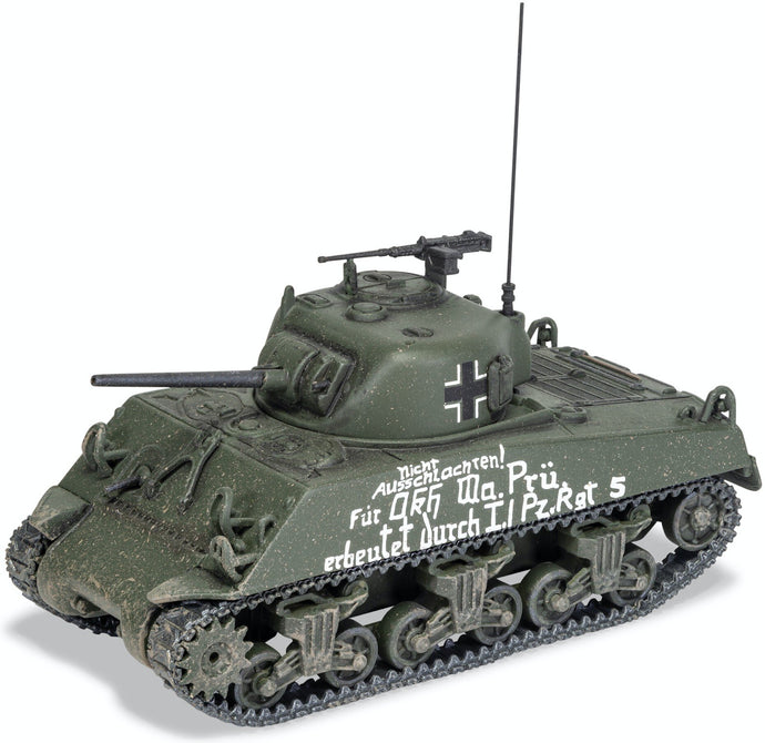 M4A1 SHERMAN BEUTEPANZER TROPHY TANK CAPTURED US ARMY TANK 1:50